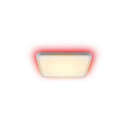 Immax NEO 07168-W40 - Plafonier LED RGB+CCT reglabil NEO LITE TUDO LED/50W/230V Wi-Fi Tuya alb + telecomandă