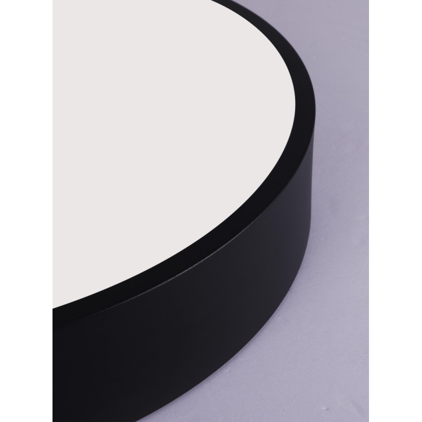 Immax NEO 07201L - Plafonier LED dimabil RONDATE LED/28W/230V negru Tuya + telecomandă