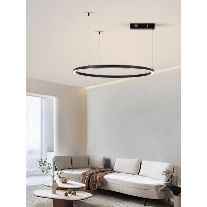 Immax NEO 07215L - Candelabru LED reglabil pe cablu FINO LED/60W/230V 80 cm negru Tuya + telecomandă