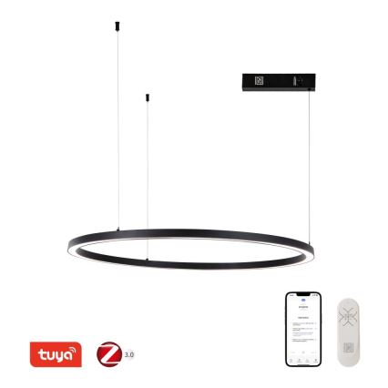 Immax NEO 07215L - Candelabru LED reglabil pe cablu FINO LED/60W/230V 80 cm negru Tuya + telecomandă