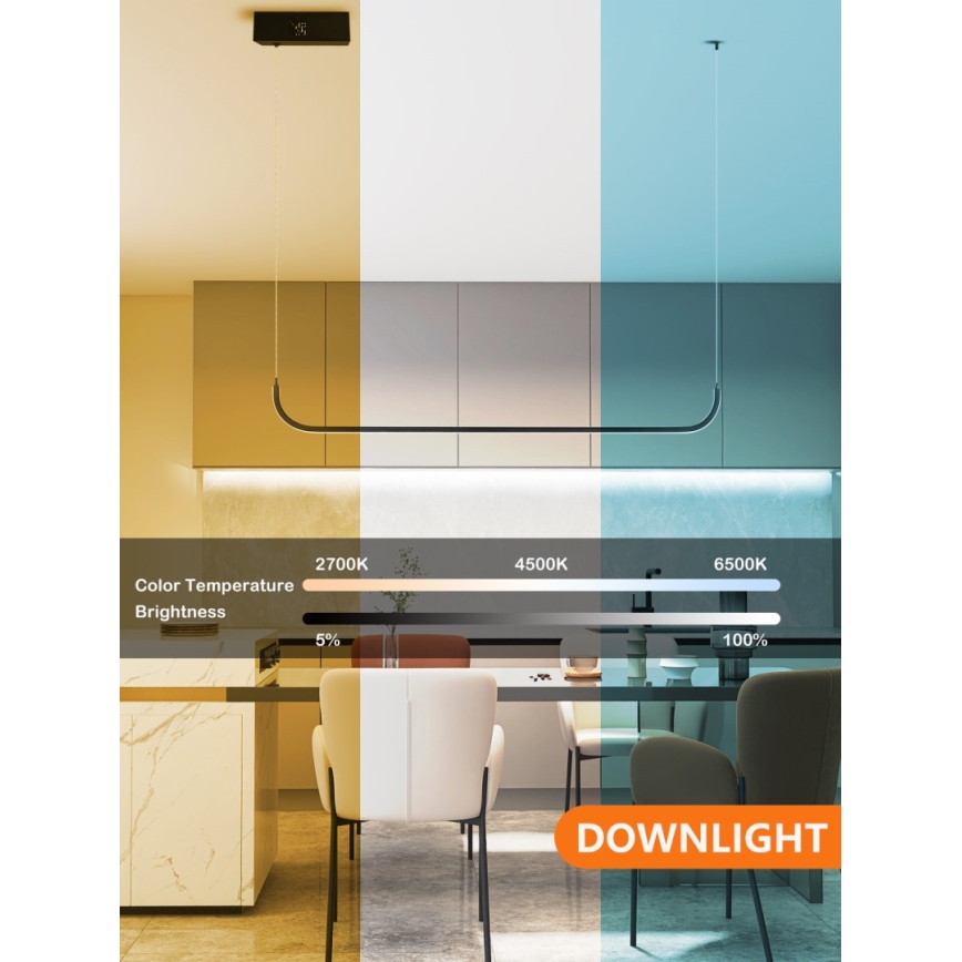 Immax NEO 07225L - Candelabru LED reglabil pe cablu PATTINI LED/26W/230V Tuya + telecomandă