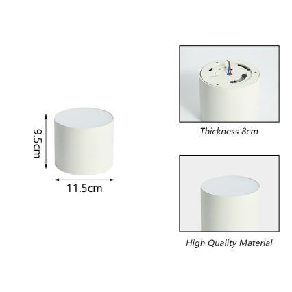 Immax NEO 07241L RONDATE - Plafonieră LED dimabilă, 18W/230V, 11,5 cm, Wi-Fi Tuya