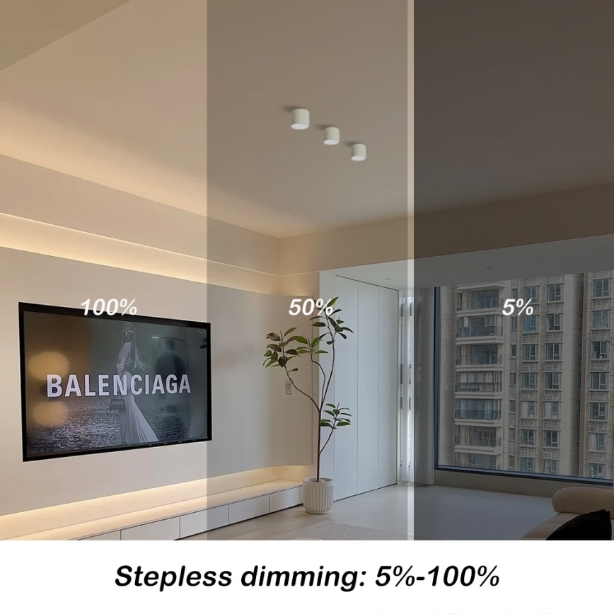 Immax NEO 07241L - Plafonieră LED dimabilă RONDATE LED/18W/230V 11,5cm Wi-Fi Tuya