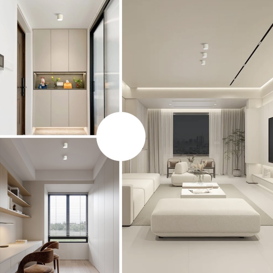 Immax NEO 07241L - Plafonieră LED dimabilă RONDATE LED/18W/230V 11,5cm Wi-Fi Tuya