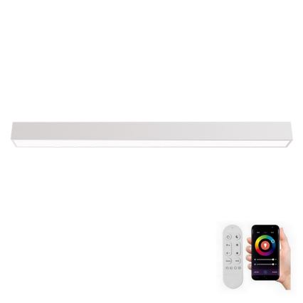 Immax NEO 07259L - Plafonier LED reglabil NEO LITE LUNGO LED/38W/230V 3000-6000K Wi-Fi Tuya alb + telecomandă