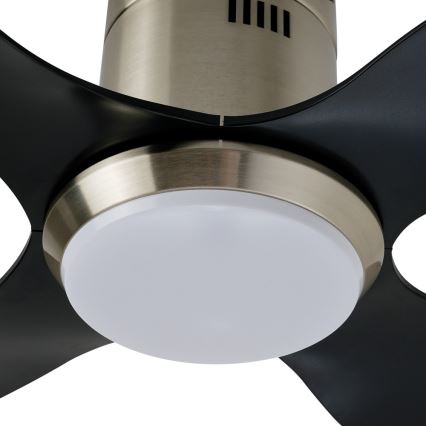 Immax NEO 07282L - Ventilator de tavan PURE LED+CCT, reglabil, LED 24W/230V, 3000/4000/6000K, Wi‑Fi Tuya, Ø 132 cm + telecomandă