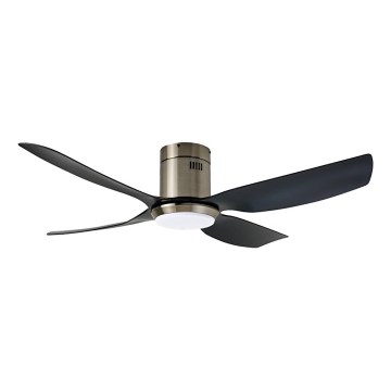 Immax NEO 07282L - Ventilator de tavan PURE LED+CCT, reglabil, LED 24W/230V, 3000/4000/6000K, Wi‑Fi Tuya, Ø 132 cm + telecomandă