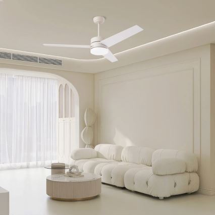 Ventilator de tavan Immax NEO 07284L - LED+CCT, cu funcție dimmer, VARIABLE LED/24W/230V 3000/4000/6000K, Wi‑Fi Tuya, Ø 132 cm + telecomandă