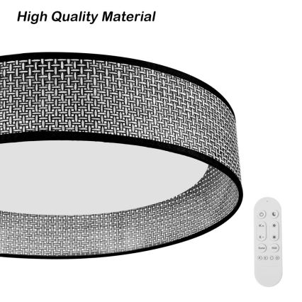 Immax NEO 07287L - Plafonieră LED LONA, dimabilă, LED+CCT, 36W, 230V, 3000–6000K, Wi‑Fi prin Tuya, Ø 45,5 cm, telecomandă inclusă