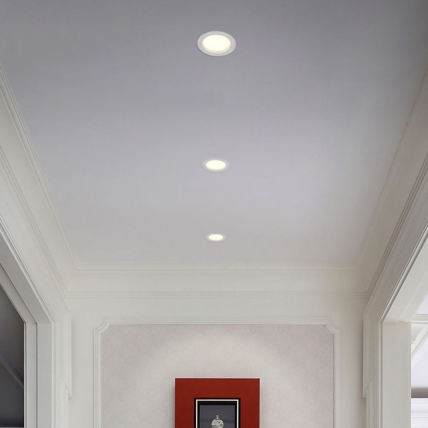 Immax NEO 07294L - Lampă LED încastrată dimabilă DOWN, 12W/230V, Wi-Fi, Tuya Ø 12 cm, albă