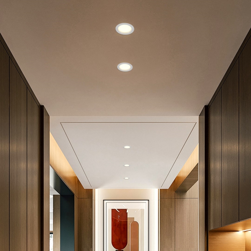 Immax NEO 07294L - Lampă LED încastrată dimabilă DOWN, 12W/230V, Wi-Fi, Tuya Ø 12 cm, albă