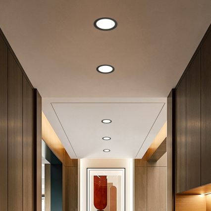 Immax NEO 07294L - Downlight LED încastrat reglabil, 36W, 230V, Wi-Fi, Tuya  Tuya  Ø 23 cm, negru