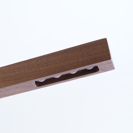 Immax NEO 07309L - Lustră LED dimabilă suspendată pe cablu cu senzor MADEIRA LED/37W/230V 157 cm nuc