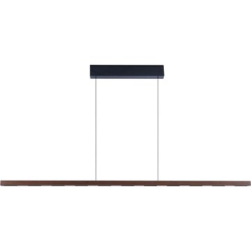 Immax NEO 07309L - Lustră LED dimabilă suspendată pe cablu cu senzor MADEIRA LED/37W/230V 157 cm nuc