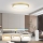 Immax NEO 07312L - Lampă de tavan LED dimabilă SEMPLICI LED/128W/230V, diam. 100 cm, Wi‑Fi Tuya, auriu + telecomandă