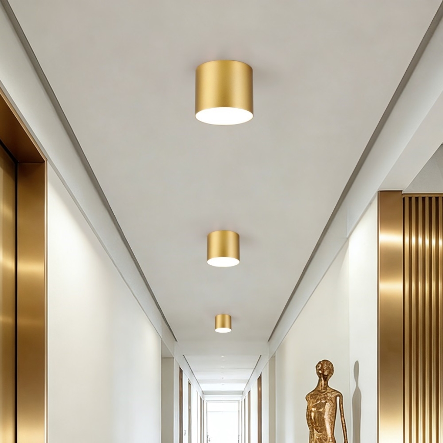 Immax NEO 07317L - Plafonieră LED dimabilă RONDATE LED/18W/230V Ø 11,5 cm Wi‑Fi Tuya aurie