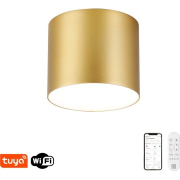 Immax NEO 07317L - Plafonieră LED reglabilă RONDATE LED/18W/230V Ø 11,5 cm Wi‑Fi Tuya auriu