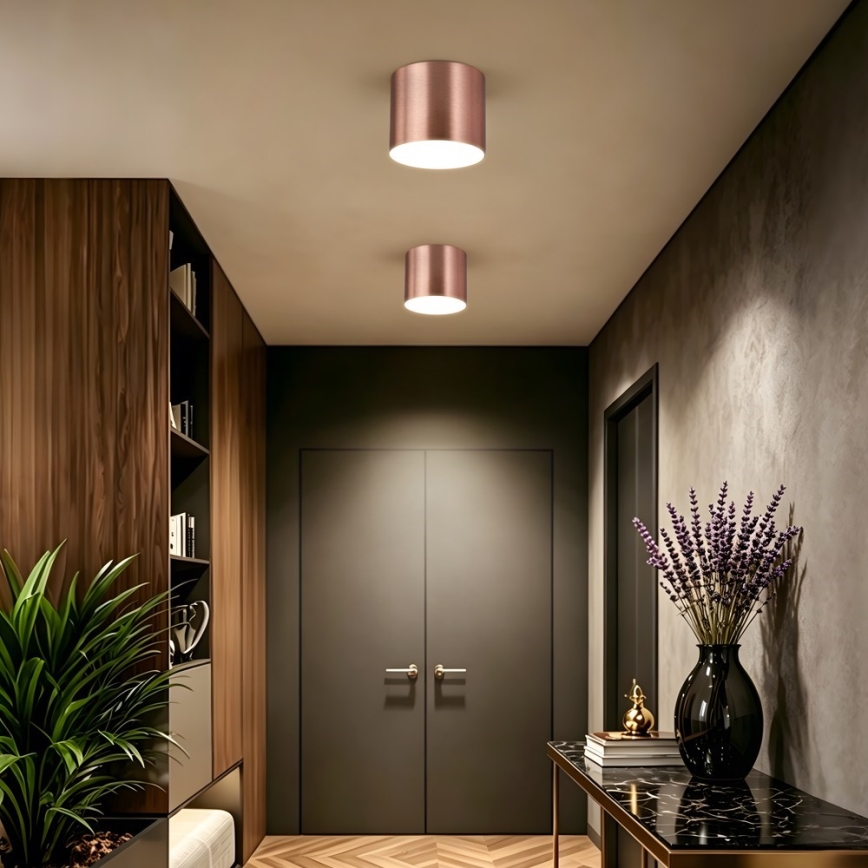 Immax NEO 07320L - Plafonieră LED dimabilă RONDATE LED/32W/230V diam. 16,5 cm Wi-Fi Tuya aur roz