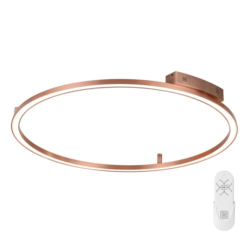 Immax NEO 07325-120C - Plafonieră LED dimabilă FINO LED/72W/230V 120 cm Tuya aur roz + telecomandă