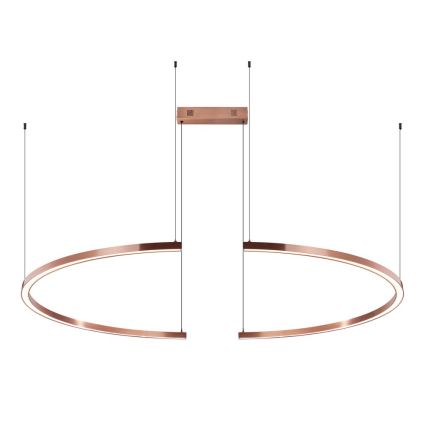 Immax NEO 07328L - Lustra LED dimabilă pe cablu FINO LED/72W/230V 120 cm Tuya roz auriu + telecomandă