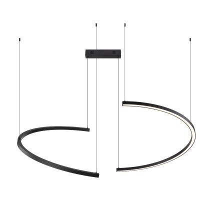 Immax NEO 07329L - Lustru LED reglabil pe cablu FINO LED/72W/230V 120 cm Tuya negru + telecomandă