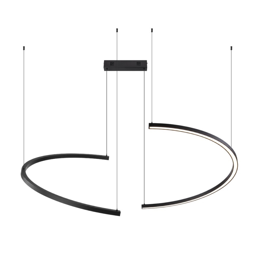 Immax NEO 07329L - Lustru LED reglabil pe cablu FINO LED/72W/230V 120 cm Tuya negru + telecomandă