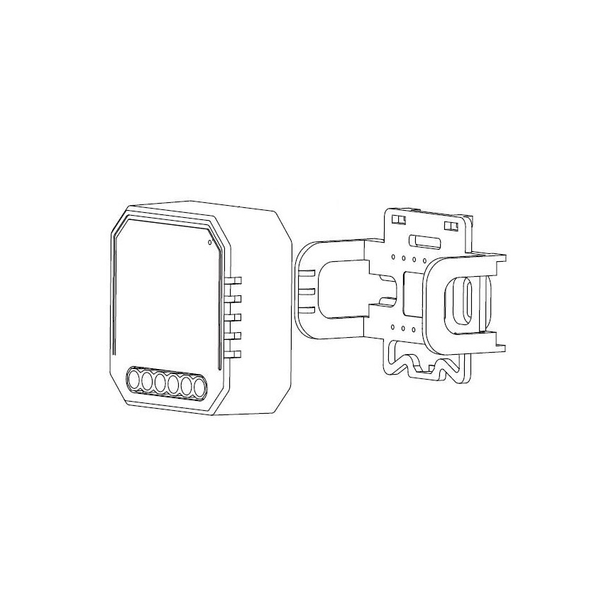 Immax NEO 07517L - Controler inteligent (L) V4 cu 2 butoane Zigbee 3.0 Tuya