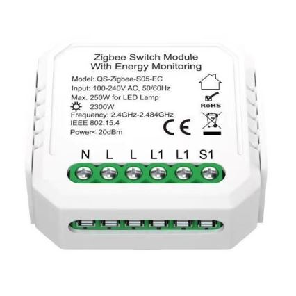 Immax NEO 07521L - Controler inteligent cu măsurare consum V6, cu un singur buton, Tuya