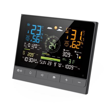 Immax NEO 07528L - Stație meteo profesională NEO LITE SMART 7 în 1, 5V/2xAAA + 3xAA