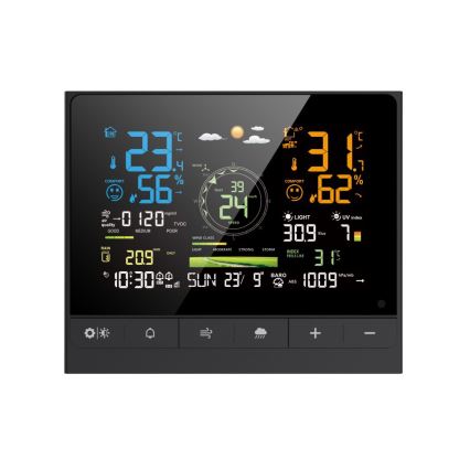 Immax NEO 07528L - Stație meteo profesională NEO LITE SMART 7 în 1, 5V/2xAAA + 3xAA
