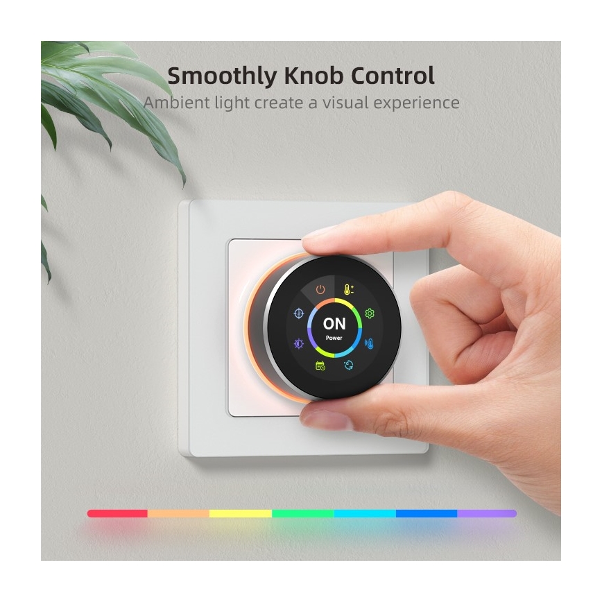 Immax NEO 07535L - Termostat SMART pentru încălzire electrică în pardoseală, 230V/16A, Wi‑Fi Tuya