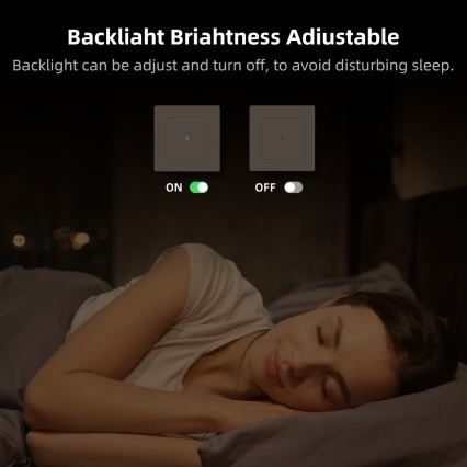 Immax NEO 07538L - Întrerupător inteligent cu 1 buton, 230 V, Wi-Fi Tuya