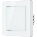 Immax NEO 07550L - Întrerupător inteligent cu 2 butoane 230V Tuya