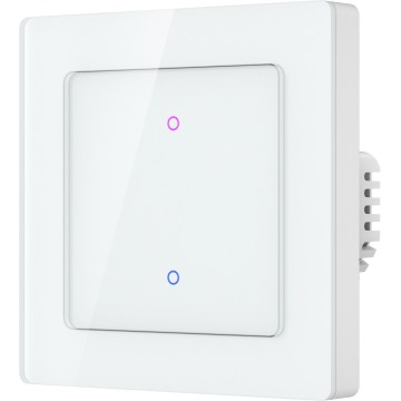 Immax NEO 07550L - Întrerupător inteligent cu 2 butoane 230V Tuya