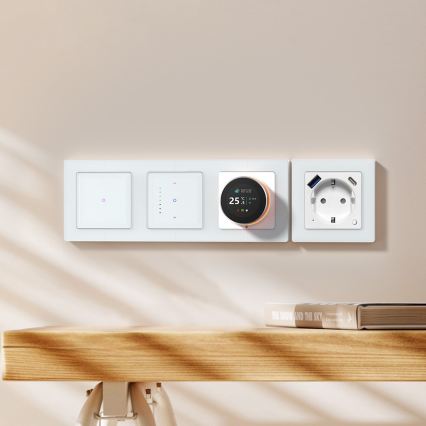 Immax NEO 07550L - Întrerupător SMART cu 2 butoane 230V