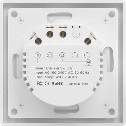 Immax NEO 07551L - Întrerupător inteligent pentru controlul jaluzelelor și al roletelor, 230 V, Tuya