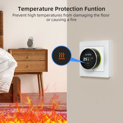Immax NEO 07555L - Termostat pentru încălzire în pardoseală electrică SMART 230V/16A