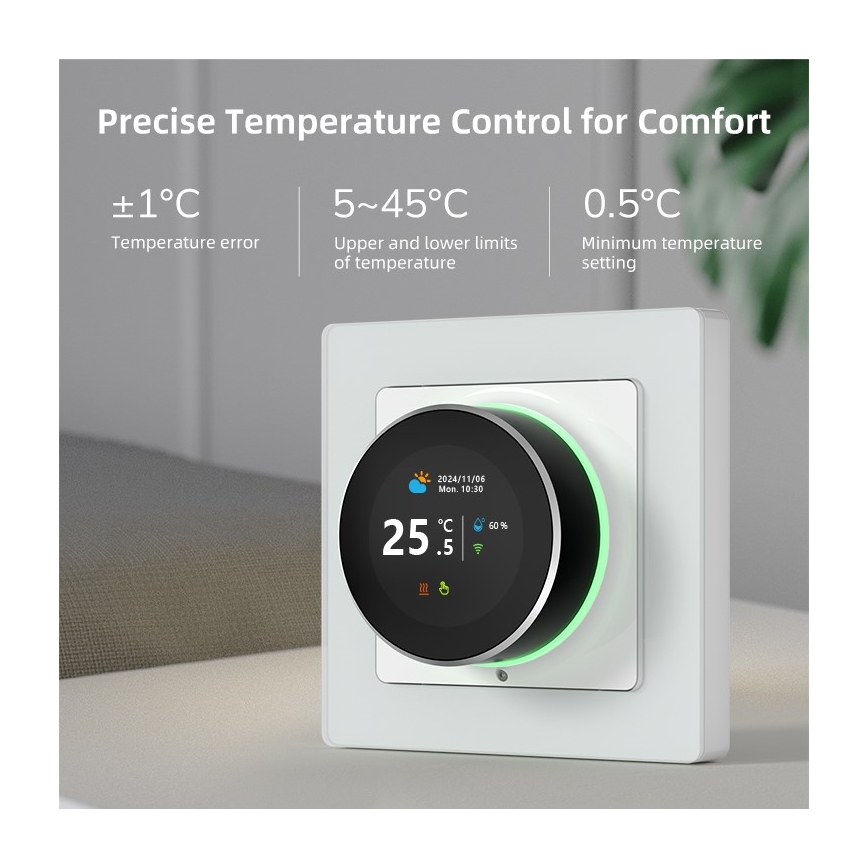 Immax NEO 07555L - Termostat pentru încălzire în pardoseală electrică SMART 230V/16A