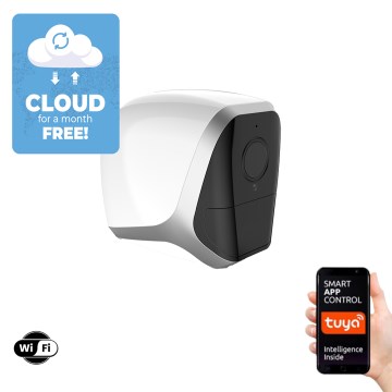 Immax NEO 07727L - Cameră de exterior inteligentă cu senzor NEO LITE 1080p, 5V, IP65, 5400mAh, Wi-Fi Tuya