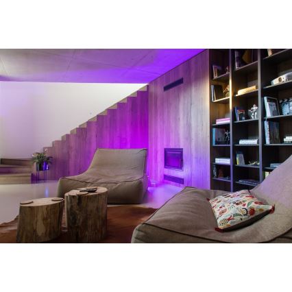 Immax NEO 07745CDO - SET 3x becuri LED RGB+CCT dimabile E14/6W/230V Wi‑Fi + telecomandă