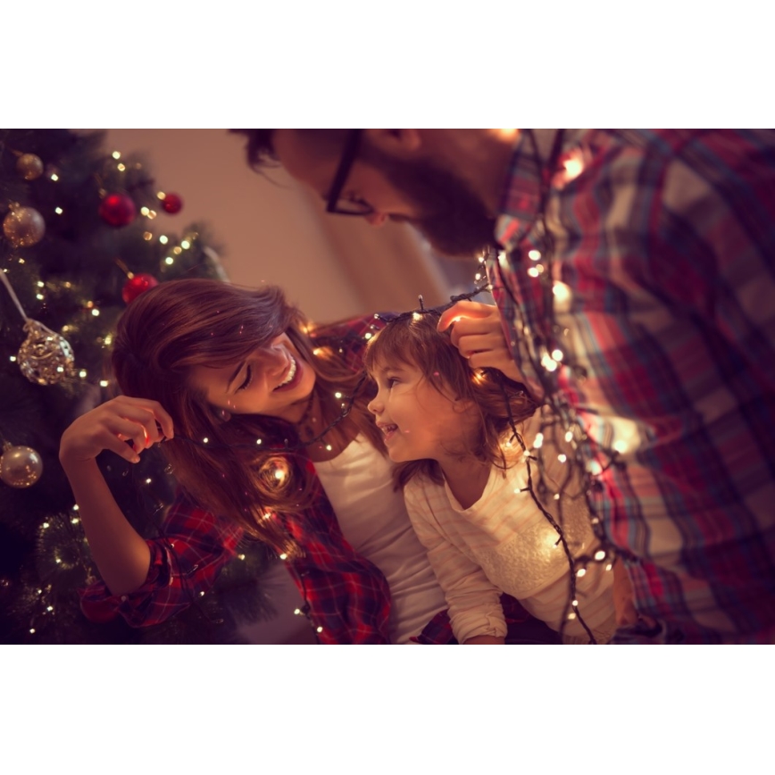 Immax NEO 07749L - Șir de lumini LED exterior reglabil NEO LITE 200xLED/8 funcții 23m 2700-6500K IP44 Wi-Fi Tuya