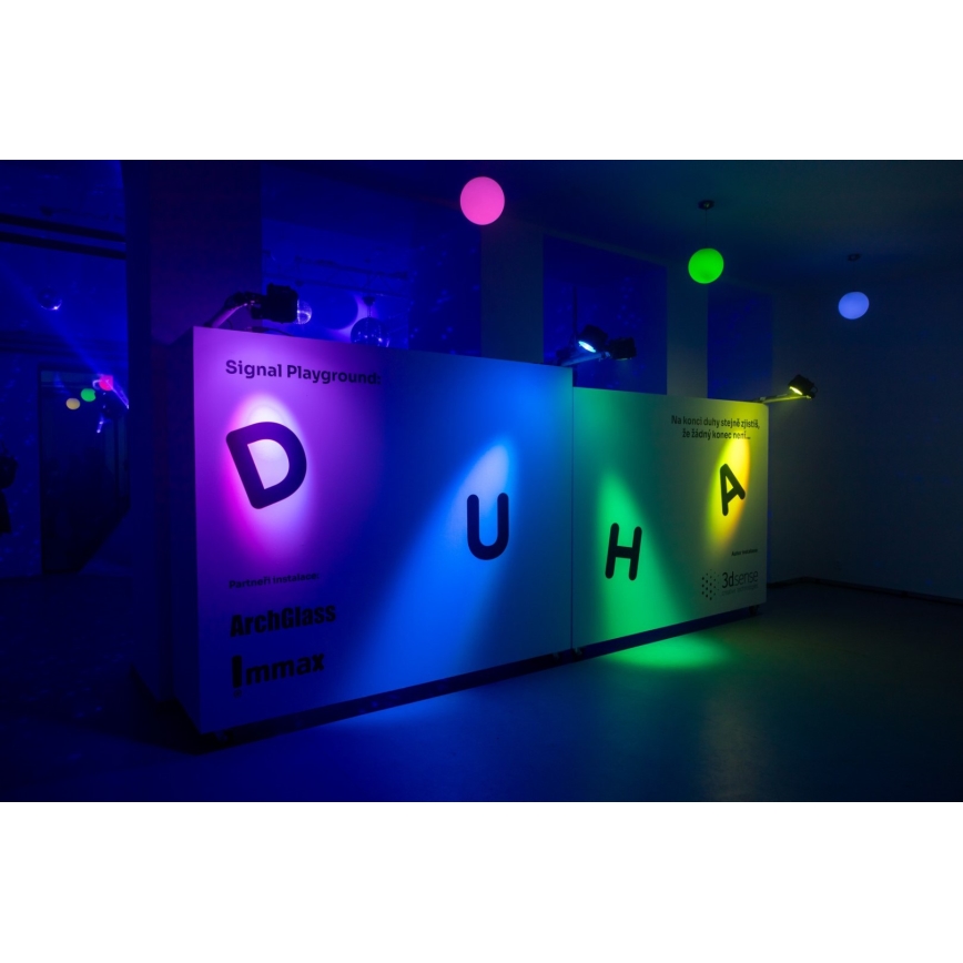 Immax NEO 07794CDO - SET DE 3 becuri LED RGB+CCT dimabile E27/14W/230V 2700K-6500K Tuya Wi-Fi + telecomandă