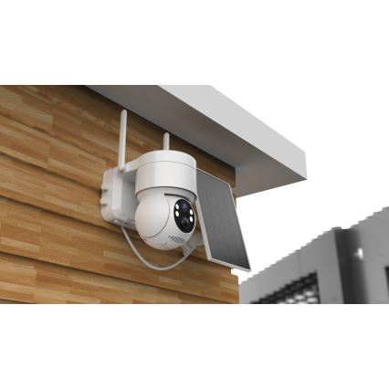 Immax NEO 07803L - Cameră solară inteligentă de exterior cu senzor SENTRY 6000 mAh Wi-Fi Tuya IP65