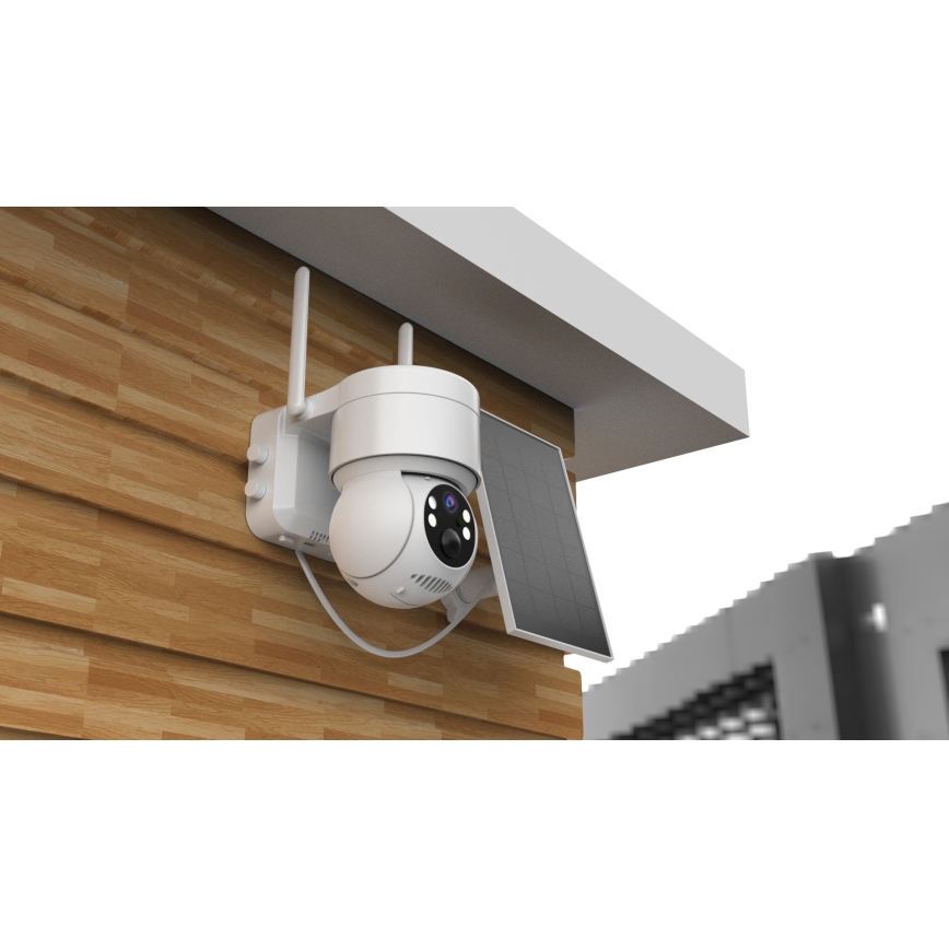 Immax NEO 07803L - Cameră solară inteligentă de exterior cu senzor SENTRY 6000 mAh Wi-Fi Tuya IP65