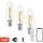 Immax NEO 07807CDO - Set 3x becuri LED CCT reglabile E14/4W/230V Tuya Wi-Fi + telecomandă