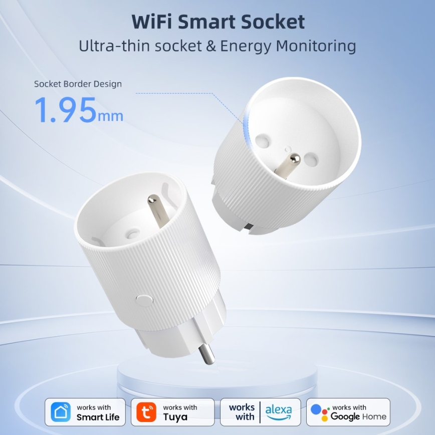 Immax NEO 07812L - Priză inteligentă E 3500W Tuya Wi-Fi