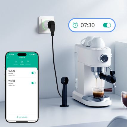 Immax NEO 07812L - Priză inteligentă E 3500W Tuya Wi-Fi