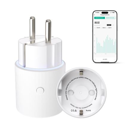 Immax NEO 07813L - Priză inteligentă F 3500W Tuya Wi-Fi