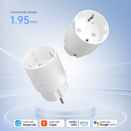 Immax NEO 07813L - Priză inteligentă F 3500W Tuya Wi-Fi