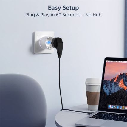 Immax NEO 07813L - Priză inteligentă F 3500W Tuya Wi-Fi